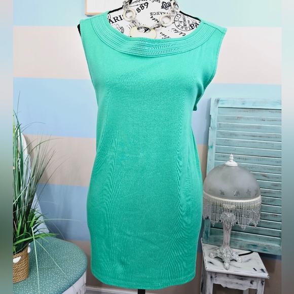 NWT Talbots Plus Size Chartreuse Green Sleeveless Top - Picture 1 of 7